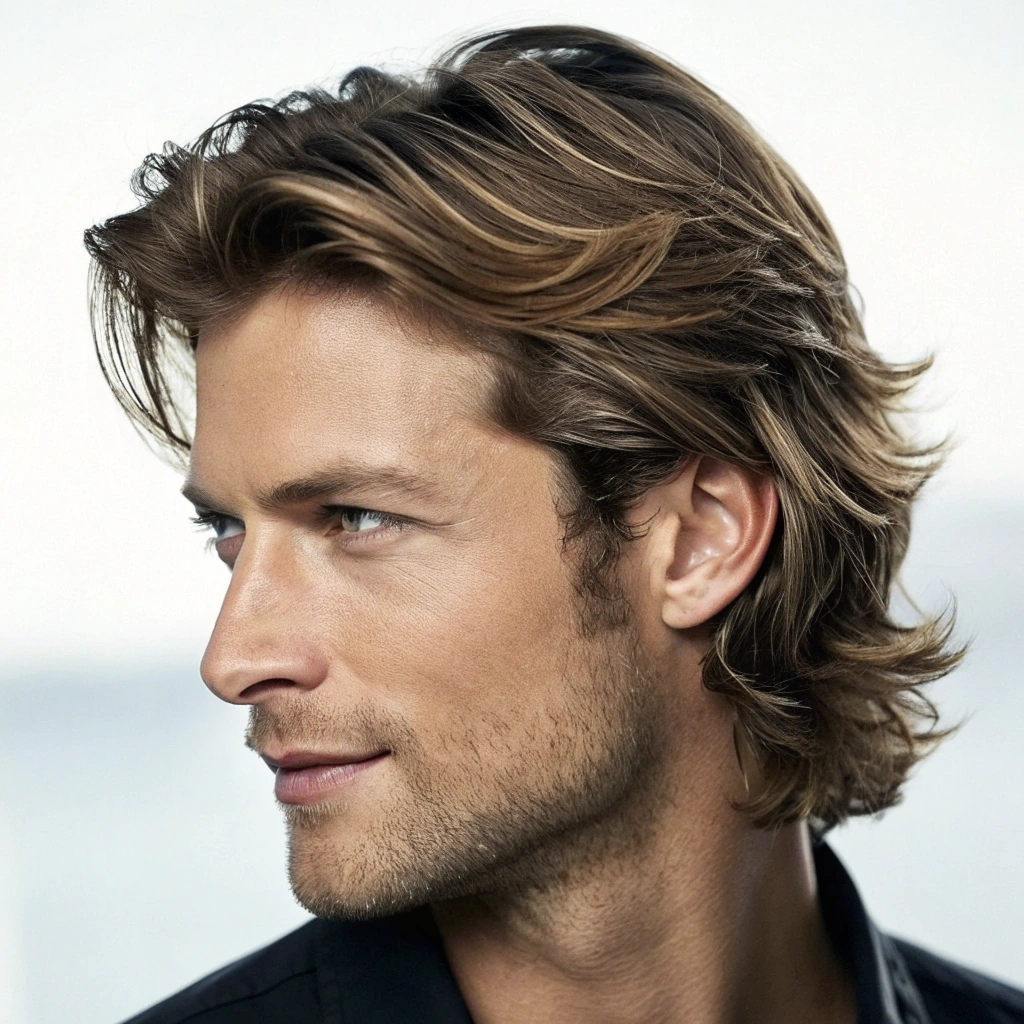 Textured Shoulder Length Style