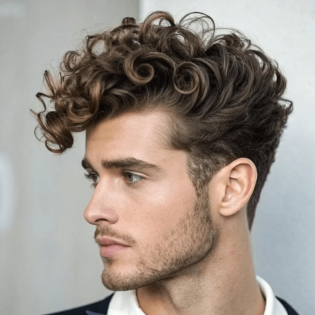 Curly Pompadour